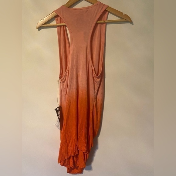 Young Fabulous & Broke Cleo Ombre Drape Tank Top Peach Size S - Picture 2 of 4